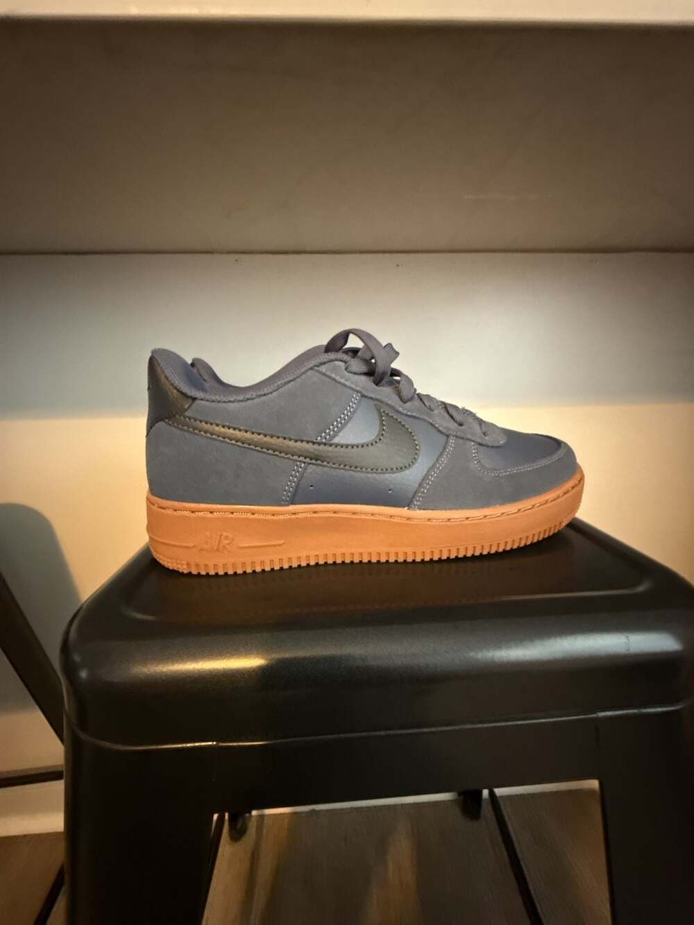 Nike Air Force 1 LV8 2 Thunder Blue/Off Noir/Gum Med Brown Sneakers